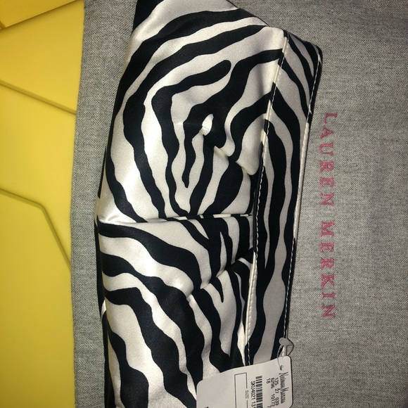 Lauren Merkin Black & White clutch NWT - Picture 2 of 4